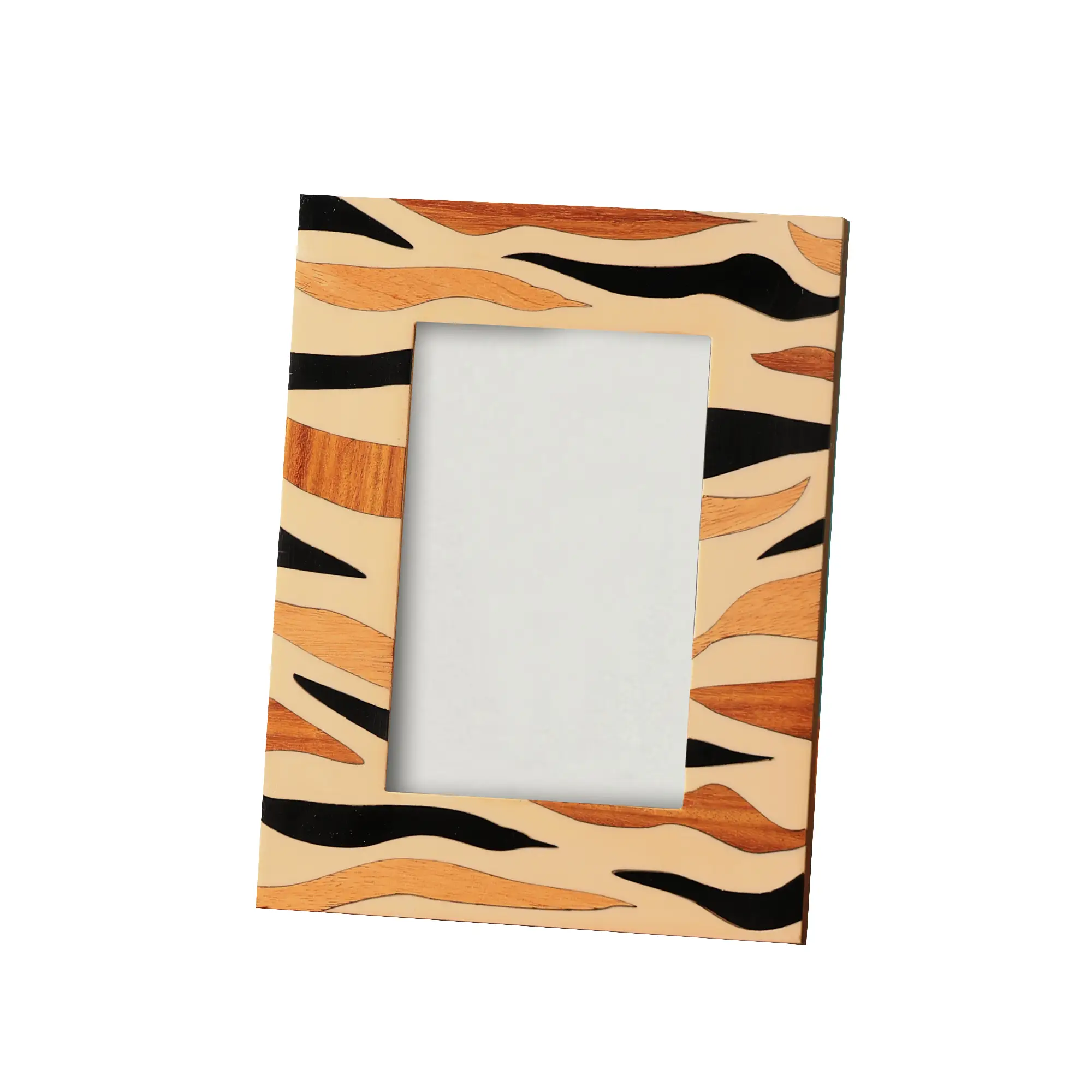 Wave Inlay Photo Frame