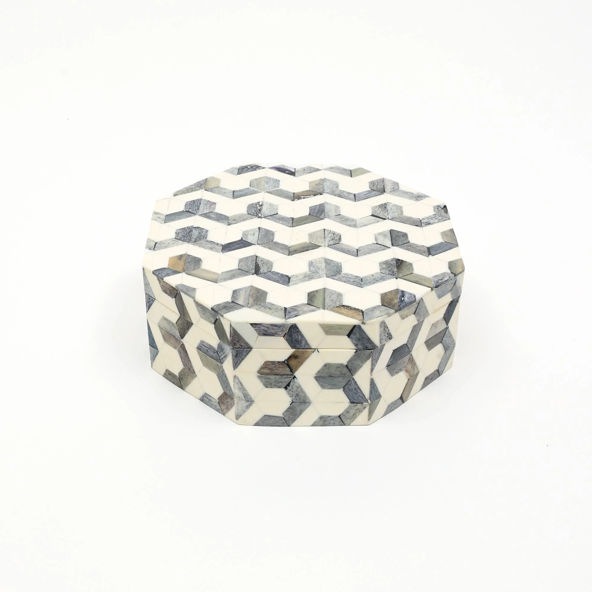 Wave Pattern Hexagon Box - Image 2