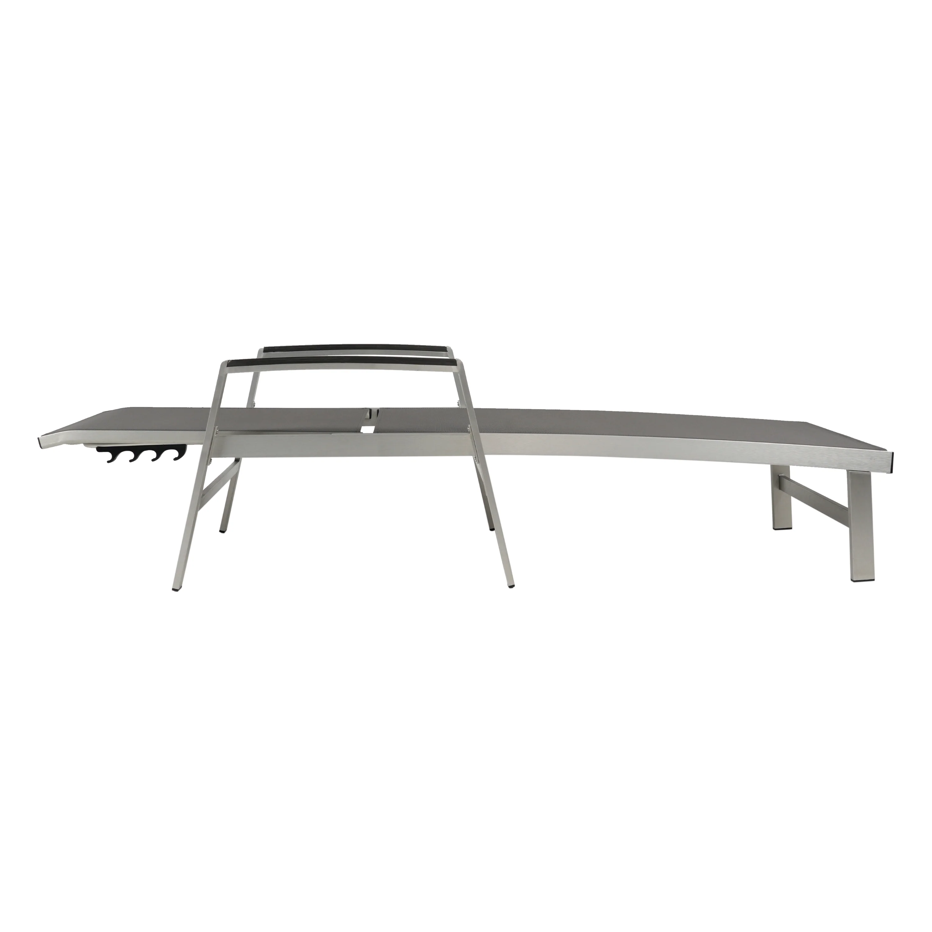 Wavellite Outdoor Chaise Lounges with Aluminum Frame and Mesh Seating - Image 24