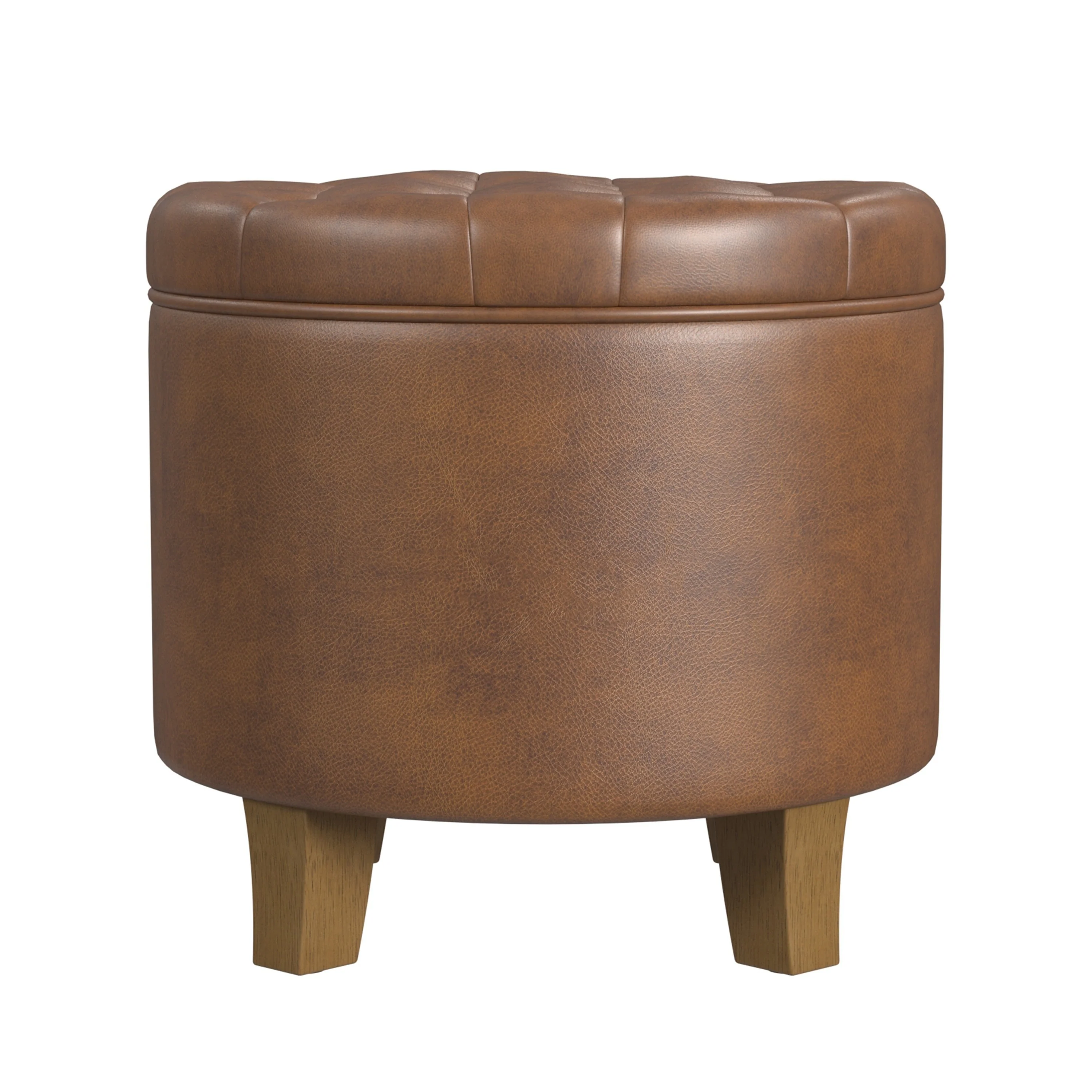 Wes Round Storage Ottoman - Image 4