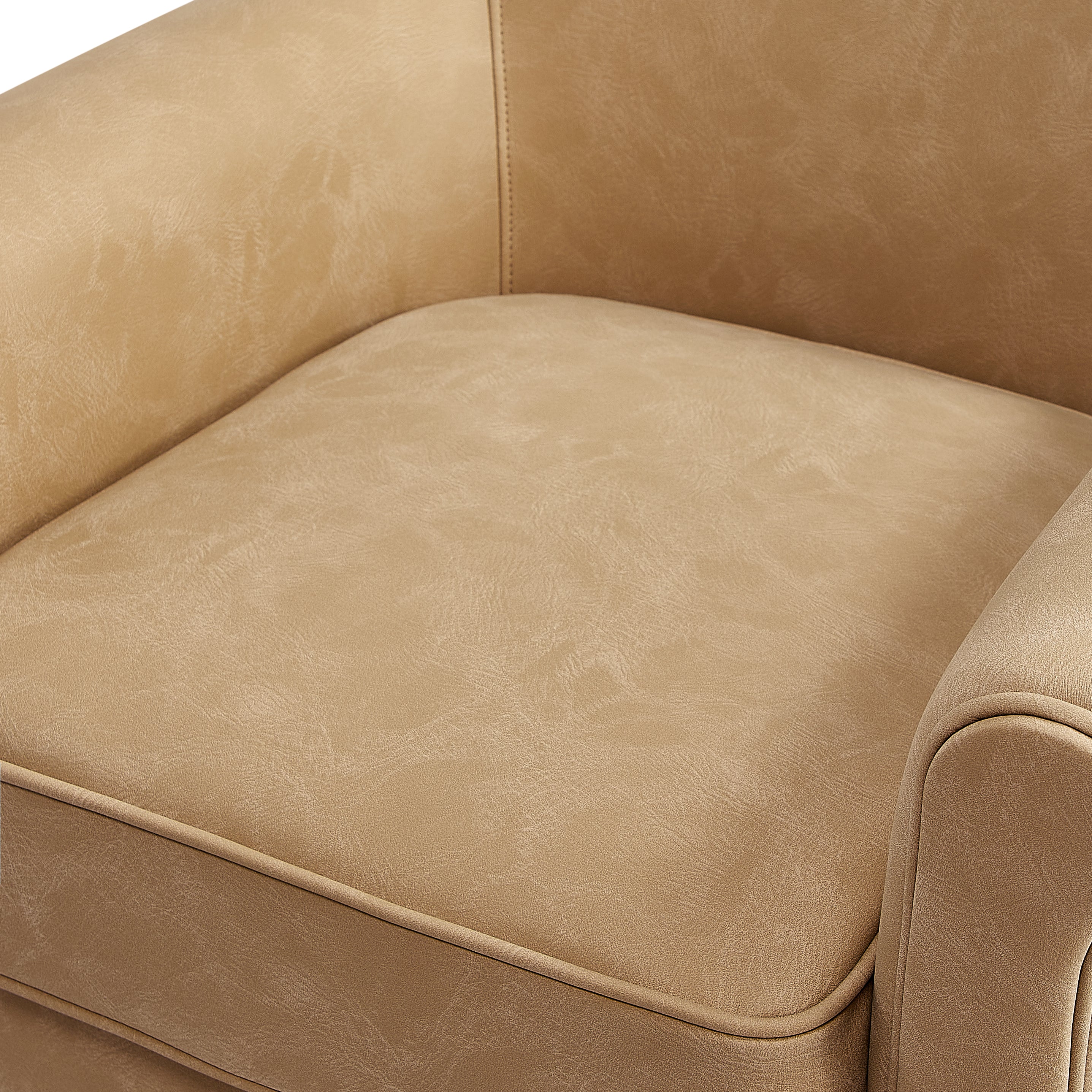 Westly Faux Leather Swivel Accent Chair - Image 33