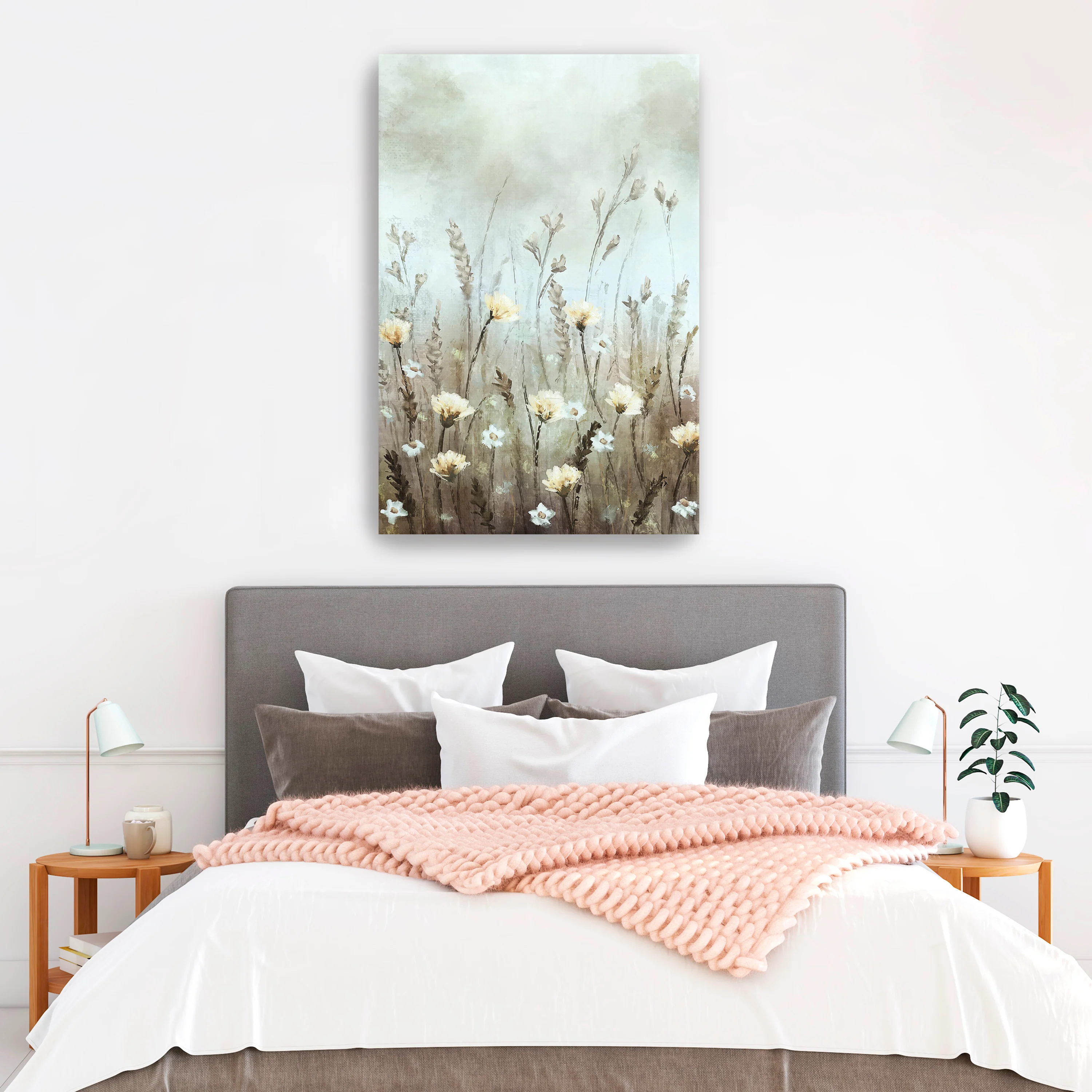 Where Petals Meet the Fog Canvas Giclee - Image 2
