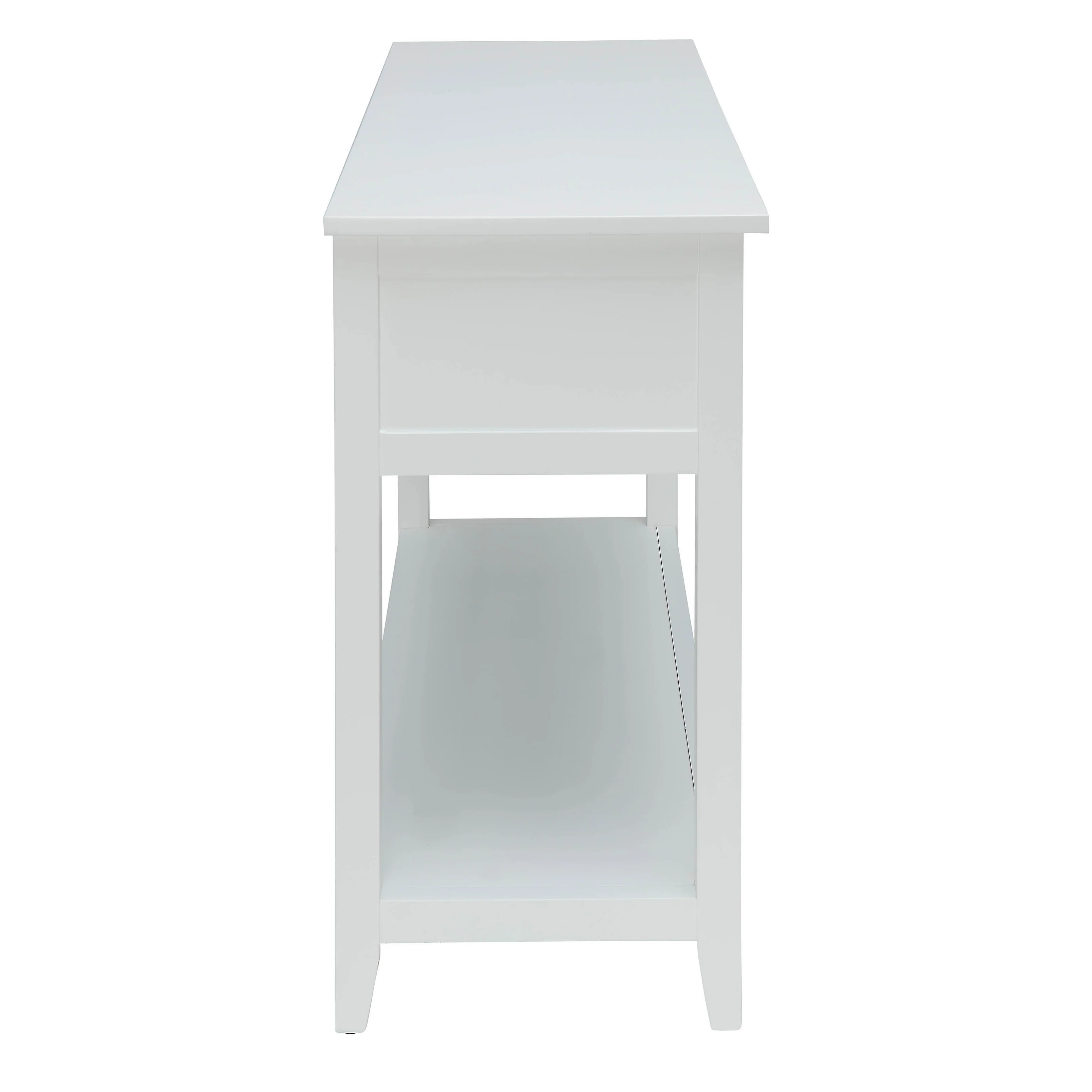 White Console Table with 2-Drawer - Image 3