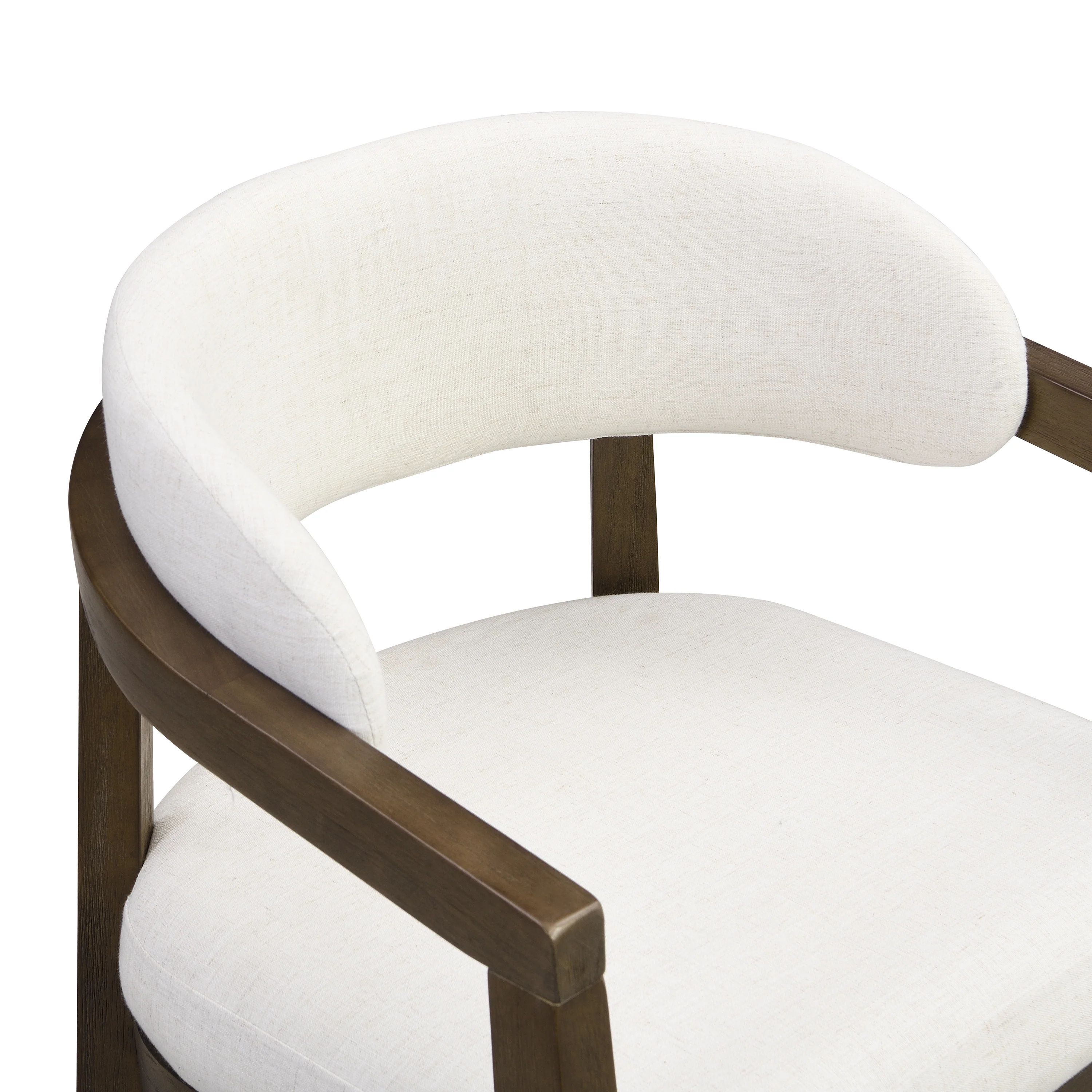 Whitfield 7-Piece Wood Upholstered Dining Set with U-Back Chairs - Image 9