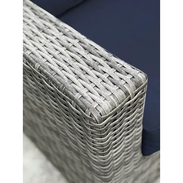 Wicker Outdoor Club Chair - Image 6