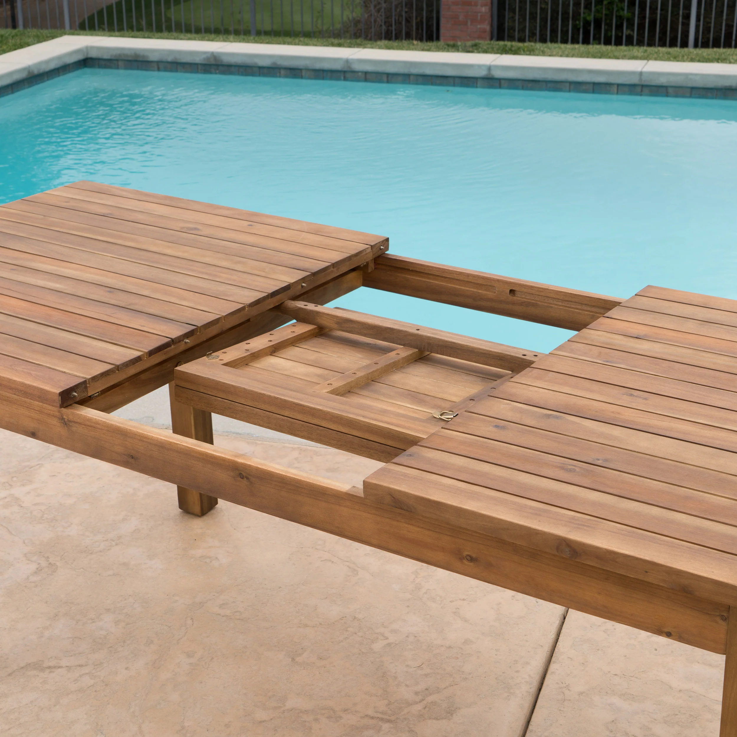 Wilson Expandable Outdoor Dining Table - Image 4