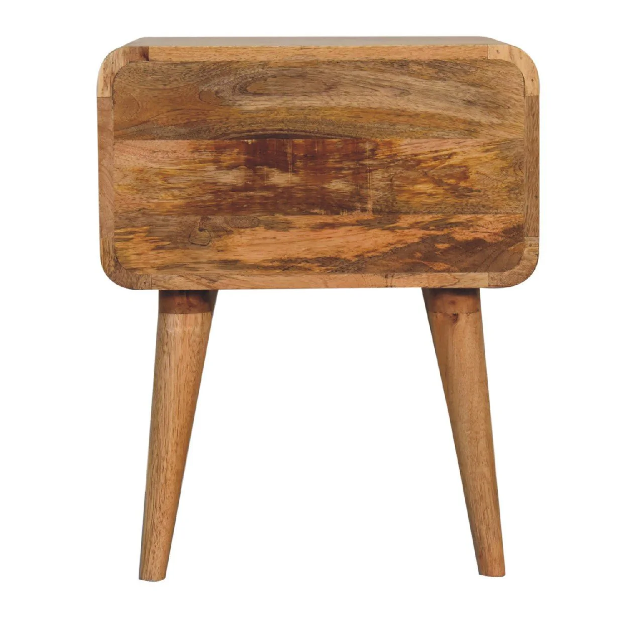 Wood and Rattan Bedside with 2 Drawers - Image 5