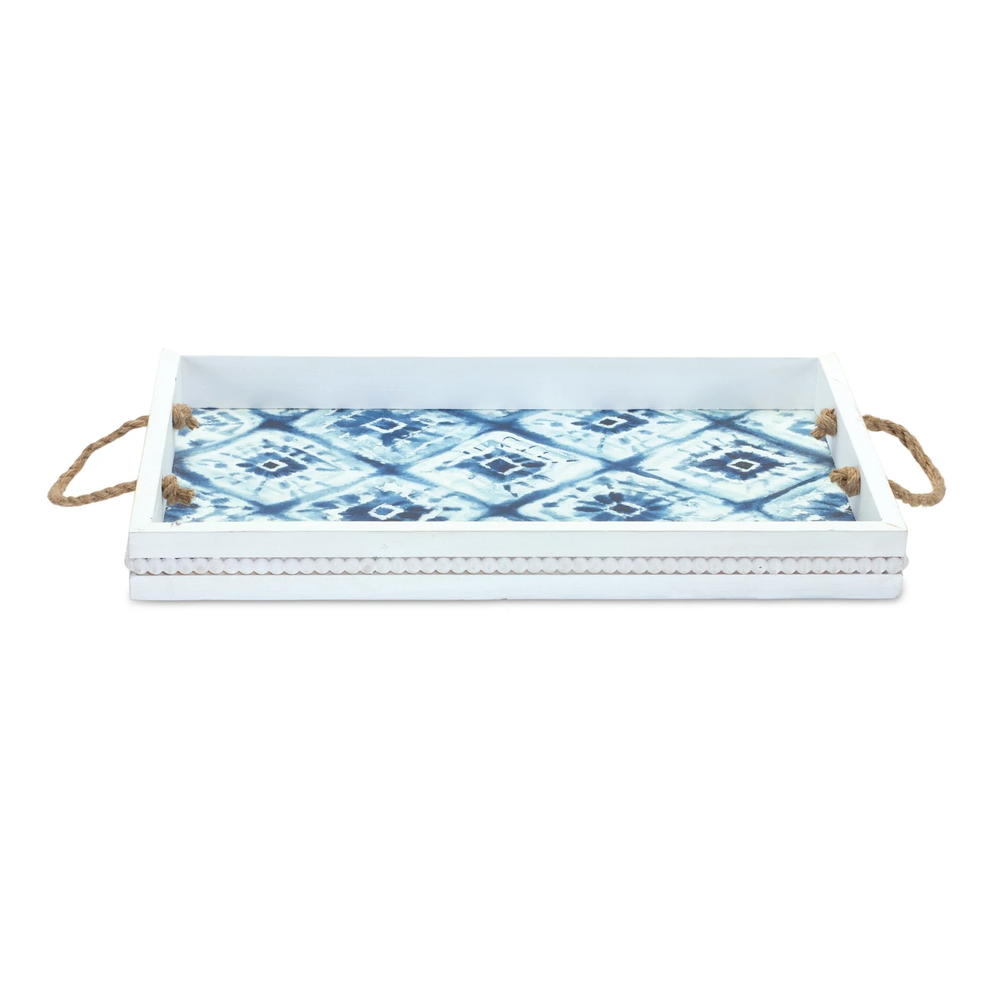Wooden Tie-dye Design Tray, Set of 2 - Image 2