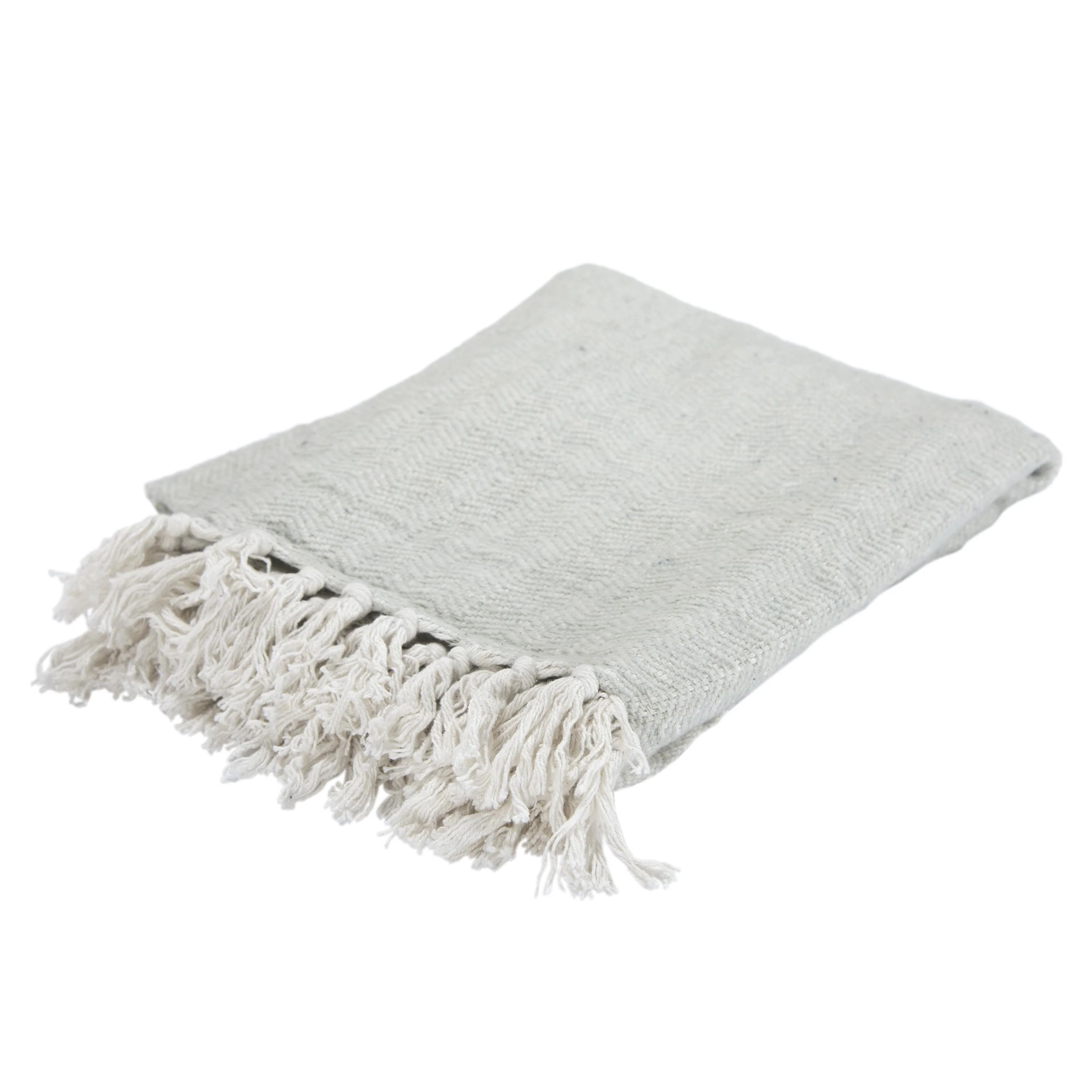 Woven Chevron 100% Cotton Throw - Image 7