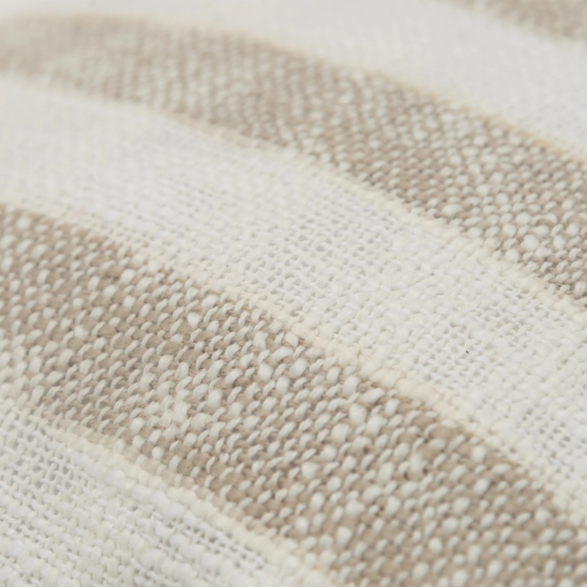 Woven Cotton & LInen Striped Decorative Throw Pillow - Image 3