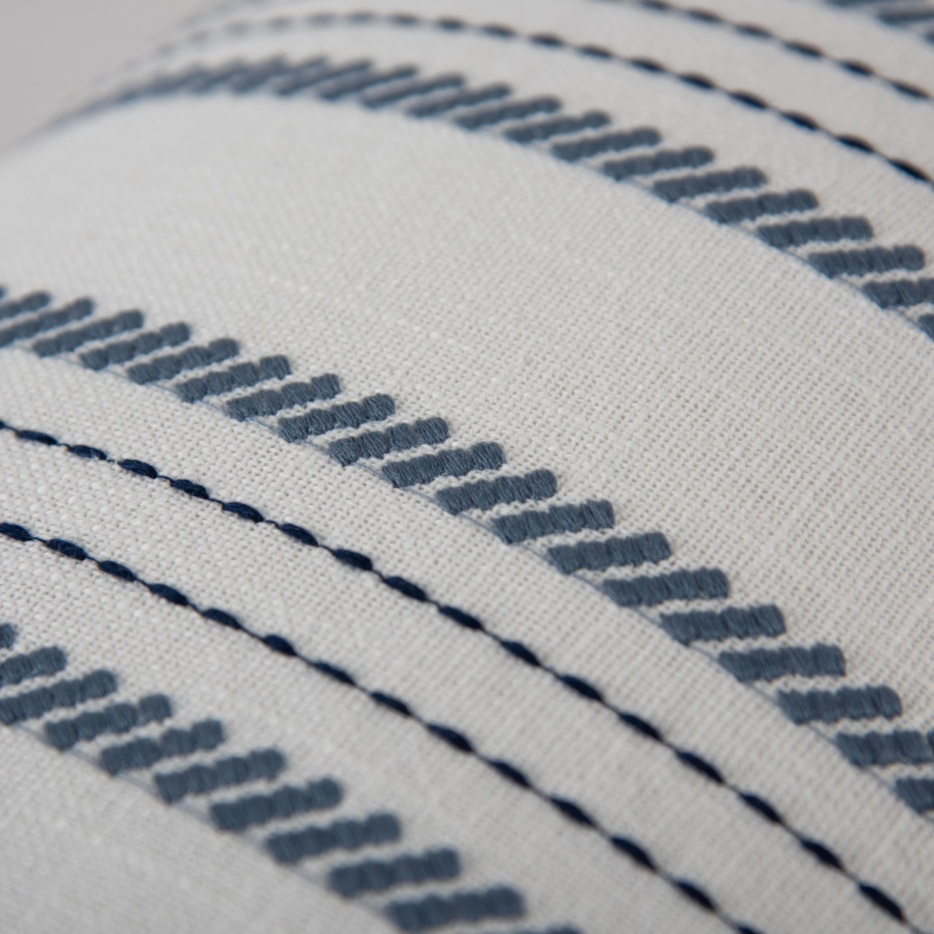 Woven Embroidered Stripe Decorative Throw Pillow - Image 8