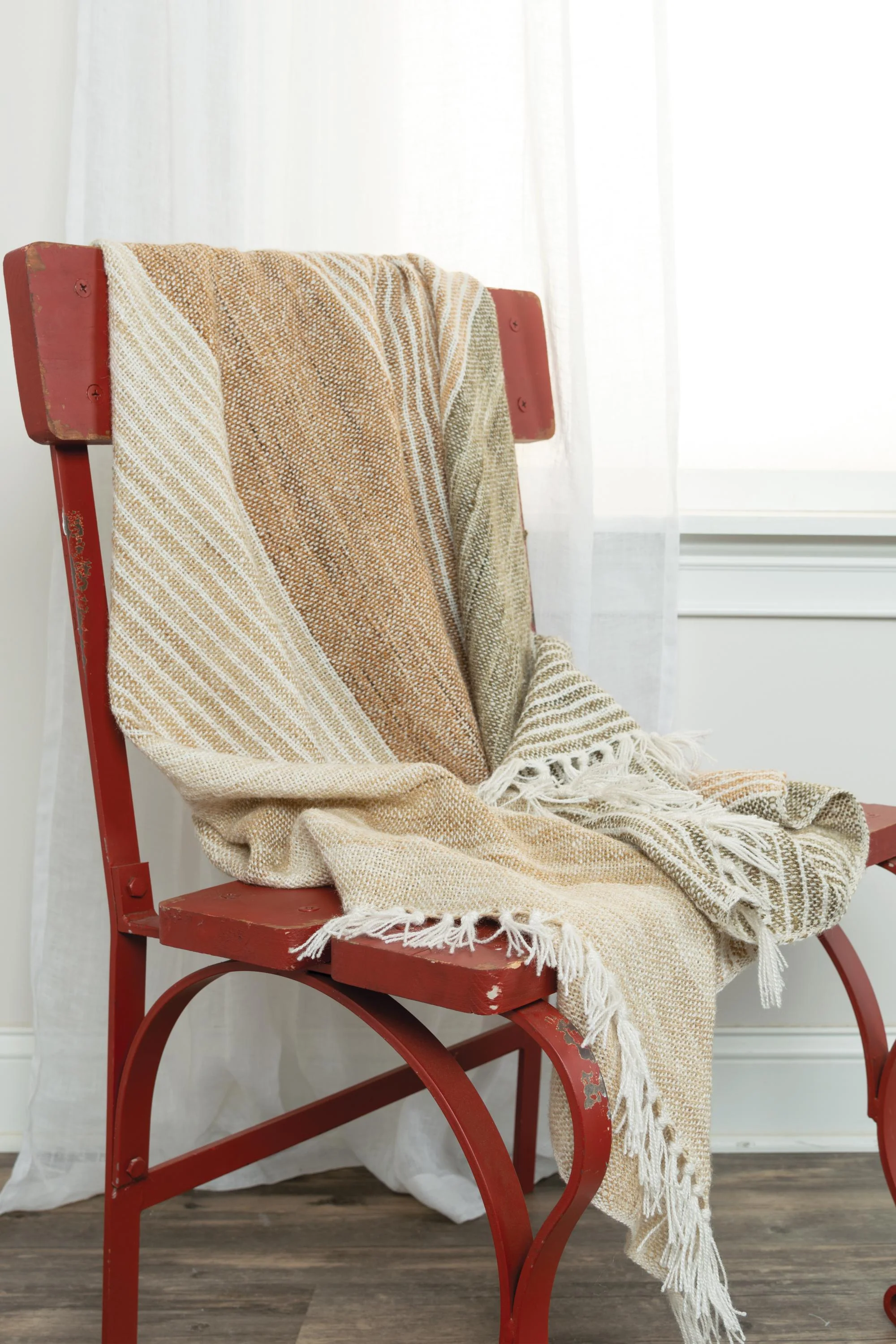Woven Stripe Throw - Image 2