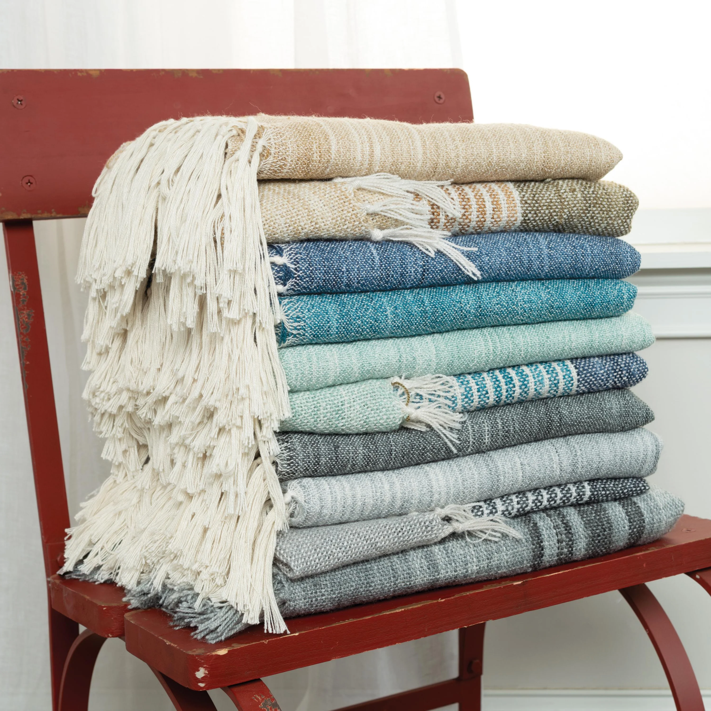 Woven Stripe Throw - Image 5